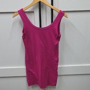 Fuchsia Sleeveless Tank Top